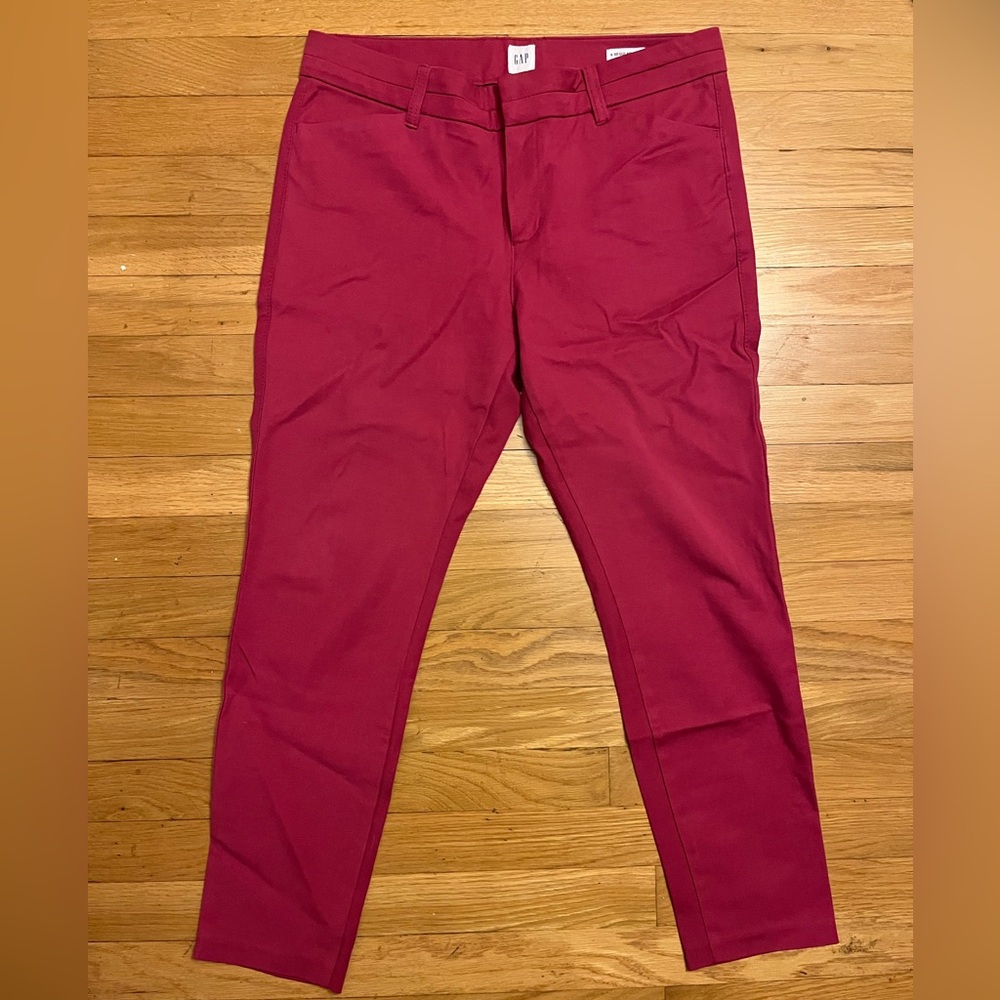 Gap Slim City Crop - Stretch Fitted Pant - Size 8 Regular